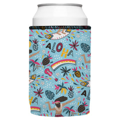 Surfing Aloha Stubby Cooler - Standard