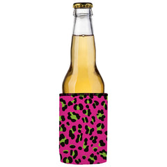 80s Leopard Print Stubby Cooler 2-Pack - Standard
