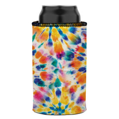 Rainbow Spiral Tie-Dye Stubby Cooler - Standard