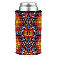 Huichol Beading Stubby Cooler - Standard