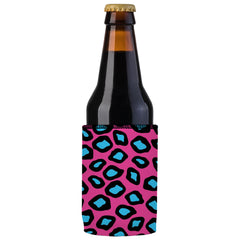 Pink Leopard Print Stubby Cooler 2-Pack - Standard