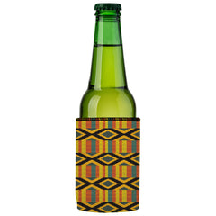 Ghana Kente Stubby Cooler - Standard