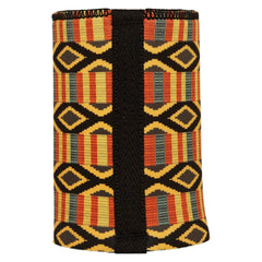 Ghana Kente Stubby Cooler - Standard