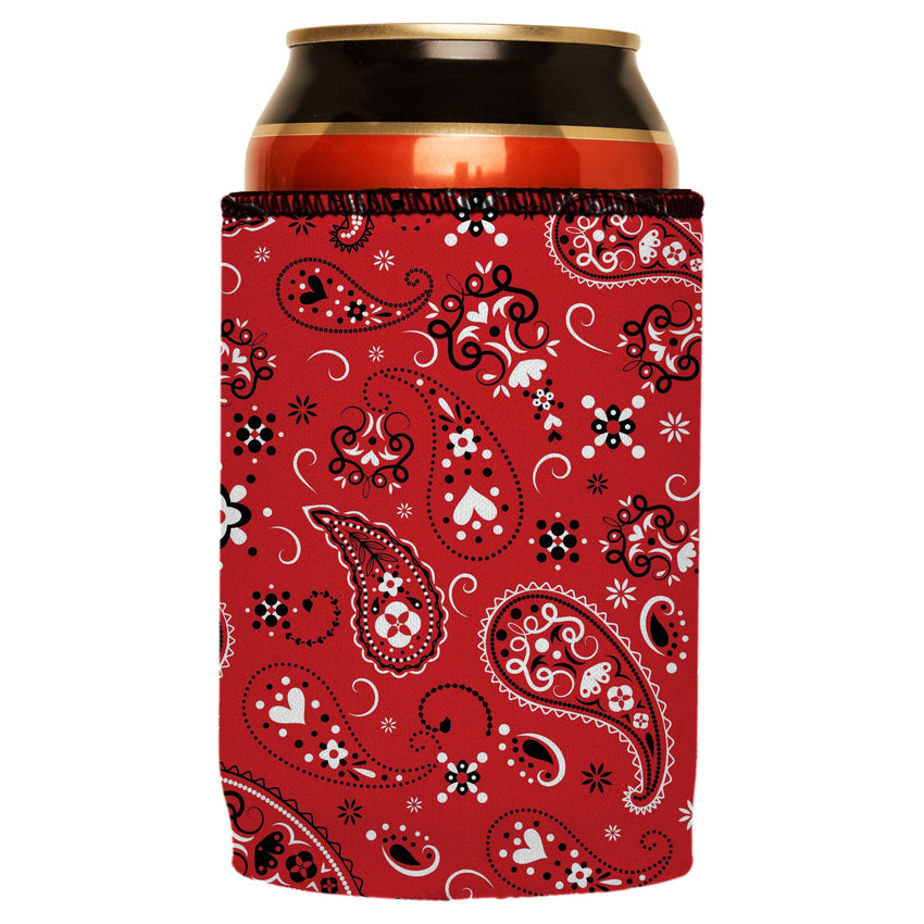 Red Bandana Stubby Cooler - Standard