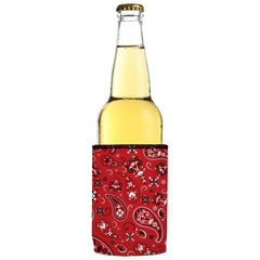 Red Bandana Stubby Cooler - Standard