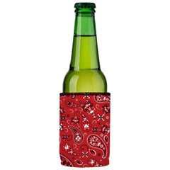 Red Bandana Stubby Cooler - Standard