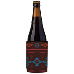 Brown Navajo Rug Stubby Cooler 2-Pack - Standard