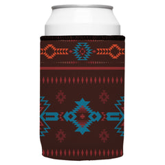 Brown Navajo Rug Stubby Cooler - Standard