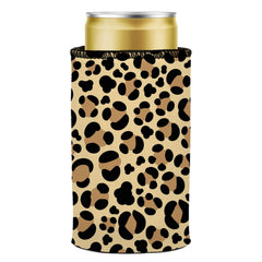 Leopard Print Stubby Cooler 2-Pack - Standard