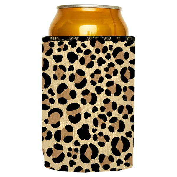 Leopard Print Stubby Cooler - Standard