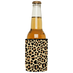 Leopard Print Stubby Cooler - Standard