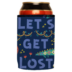 Lets Get Lost in the Wild Stubby Cooler - Standard