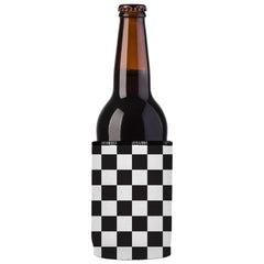 Small Checkerboard Stubby Cooler 2-Pack - Standard