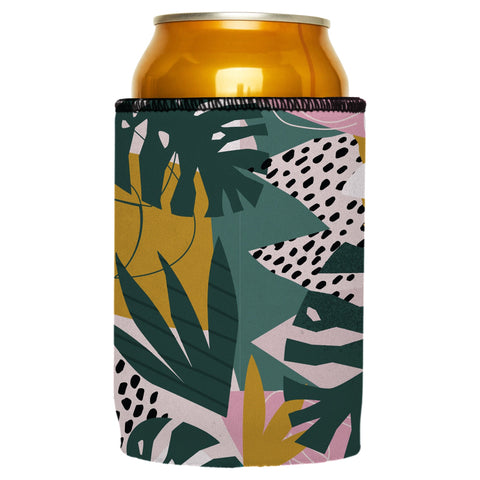 Exotic Jungle Plants Stubby Cooler - Standard