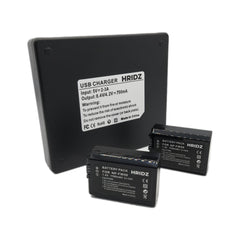 Hridz NP-FW50 Battery & Charger Pack for Sony NP-FW50 and SLT-A33,A35,A37,A55V, DSC-RX10