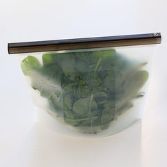 1500mL - Reusable Food Grade Silicone Zip Lock Food Pouch