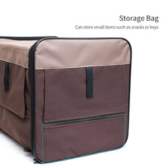 Pet Carrier Bag Soft Dog Crate Cage Kennel Tent House Foldable Portable Car Bed Navy Blue 82*58*58CM