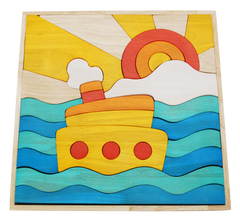 Ocean Scene Puzzle and play set
