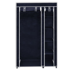 5 Shelves Brand New Easy to assemble Portable Wardrobe - navy