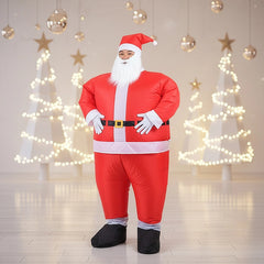 SANTA Fancy Dress Inflatable Suit -Fan Operated Costume