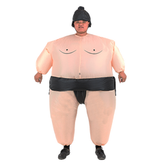 SUMO Fancy Dress Inflatable Suit -Fan Operated Costume