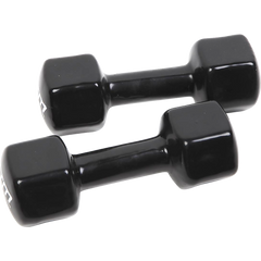 5kg Dumbbells Pair PVC Hand Weights Rubber Coated