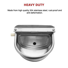 Automatic Water Trough Stainless Steel 304 Bowl