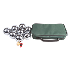 Deluxe Boules Bocce 8 Alloy Ball Set