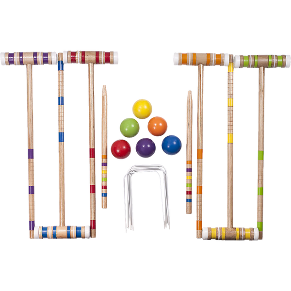 Croquet Set For Up To 6 Players Complete Outdoor Lawn Game Set For Family Gatherings And Events