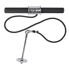 Forearm Wrist Grip Strength Roller Exercise Bar Home Gym Training