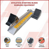 Athletics Starting Block for Sprint Training – Adjustable Track Running Equipment