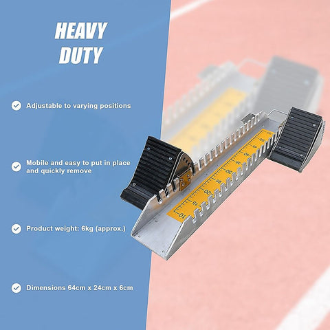Athletics Starting Block for Sprint Training – Adjustable Track Running Equipment