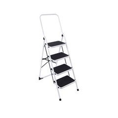 Foldable Non Slip 4 Step Steel Ladder
