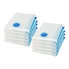 10X Jumbo Vacuum Storage Bags – Space Saver Seal Bags for Clothes, Bedding, Blankets & Travel Organisation