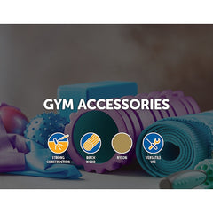 Birch Wood Gymnastic Rings with Adjustable Straps – Strength & Calisthenics Training