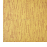 12 Tile EVA Interlocking Gym Floor Mats Wood Colour for Home Yoga