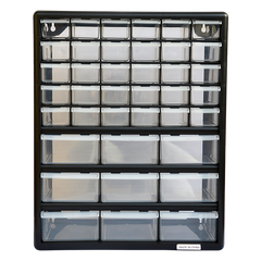 Storage Cabinet Drawers 39 Plastic Tool Box Containers Organiser Cupboard