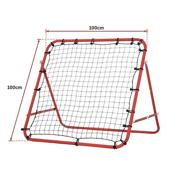 100x100cm Soccer Rebound Net Trainer – Football Rebounder for Practice & Training