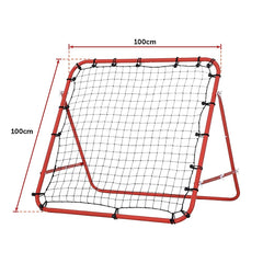100x100cm Soccer Rebound Net Trainer – Football Rebounder for Practice & Training