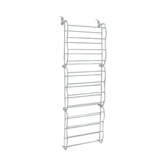 36 Pair Shoe Holder Organiser Over The Door Hanging Shelf Rack Storage Hook