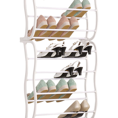 36 Pair Shoe Holder Organiser Over The Door Hanging Shelf Rack Storage Hook