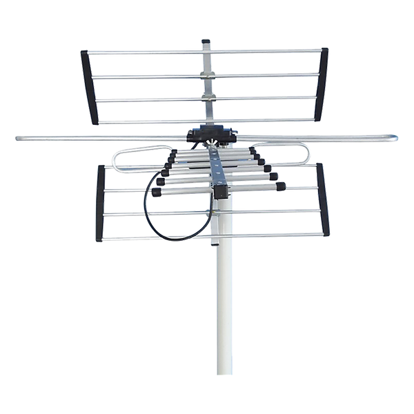 Digital TV Outdoor Antenna Aerial UHF VHF FM Signal Booster HD