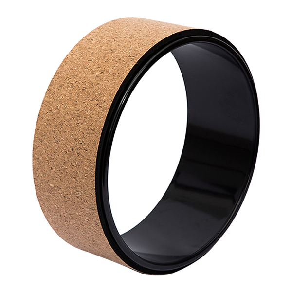 Yoga Pilates Wheel Cork Circle Prop Back Chest Hips Abdomen Stretch Roller