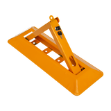 60cm Iron Fold Down Vehicle Security Parking Lock Bollard Barrier For Reserved Car Parking Protection