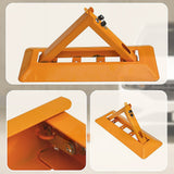 60cm Iron Fold Down Vehicle Security Parking Lock Bollard Barrier For Reserved Car Parking Protection