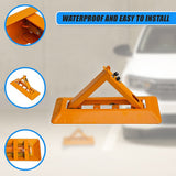 60cm Iron Fold Down Vehicle Security Parking Lock Bollard Barrier For Reserved Car Parking Protection