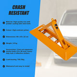 60cm Iron Fold Down Vehicle Security Parking Lock Bollard Barrier For Reserved Car Parking Protection