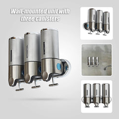 1500ml Shower Liquid Soap Body Lotion Gel Shampoo Bathroom Dispenser