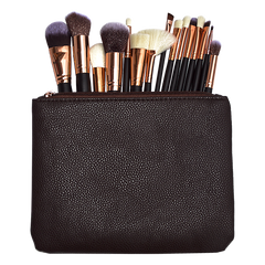 Soft 15Pcs Pro Face Powder Makeup Brushes Set Eyeshader Blending Highlight Tools