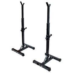 Pair of Adjustable Squat Rack Sturdy Steel Barbell Bench Press Stands GYM/HOME